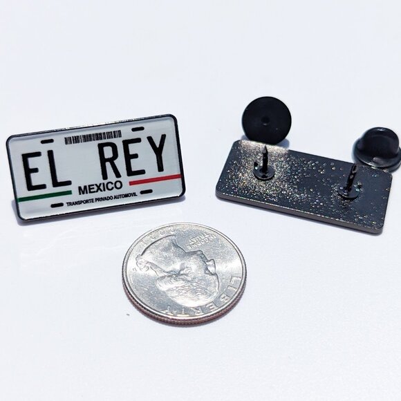 Pin El Rey Pin For Caps Clothing Enamel Badge El Rey Plate Mexican Pin Mexico - Picture 2 of 5